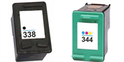 Komplet tinta za HP C8765EE nr.338 (crna) + C9363EE nr.344 (boja), zamjenski