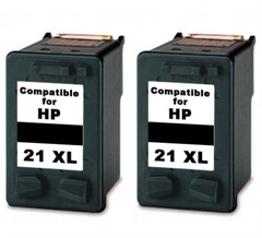 Komplet tinta za HP C9351CE nr.21XL (crna), dvostruko pakiranje, zamjenski