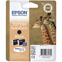 Tinta Epson T0711H (crna), 2 komada, original