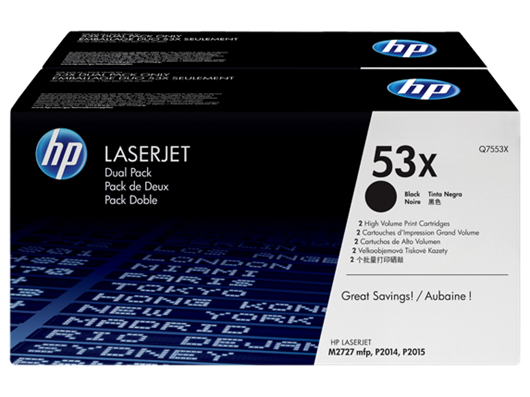 Toner HP Q7553XD (crna), dvostruko pakiranje, original