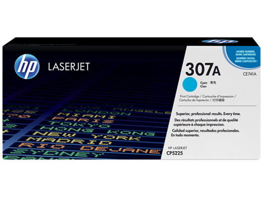 Toner HP 307A (CE741A) (plava), original
