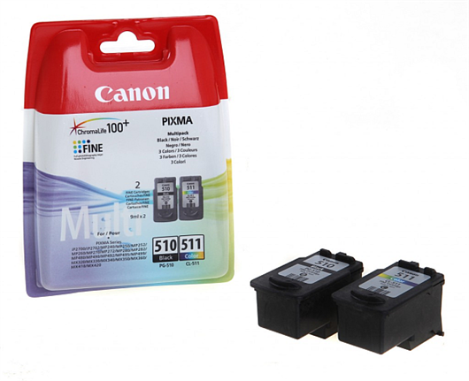 Komplet tinta Canon PG-510 + CL-511, original