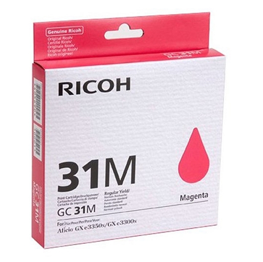 Gel Tinta Ricoh GC31M (405690) (ljubičasta), original