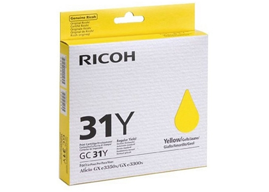 Gel Tinta Ricoh GC31Y (405691) (žuta), original