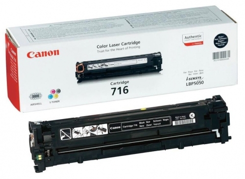 Toner Canon CRG-716BK (1980B002AA) (crna), original