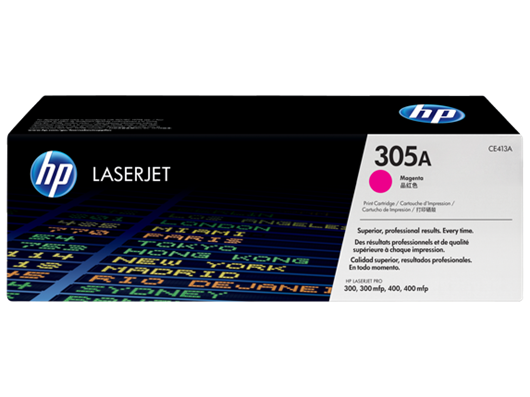 Toner HP CE413A 305A (ljubičasta), original