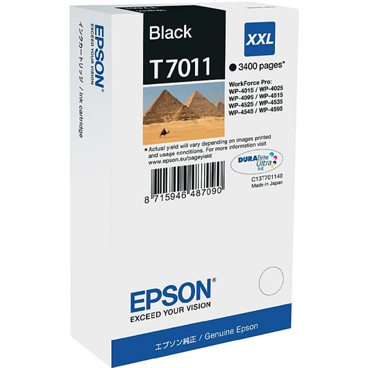 Tinta Epson T7011 XXL (crna), original