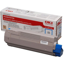 Toner OKI 43872307 (plava), original