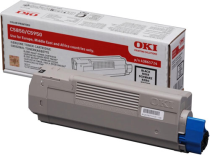 Toner OKI 43865724 (C5850) (crna), original