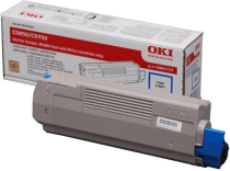 Toner OKI 43865723 (C5850) (plava), original