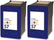 Komplet tinta za HP C6657AE nr.57 (boja), dvostruko pakiranje, zamjenski