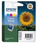 Oštećena ambalaža: tinta Epson T018 (boja), original