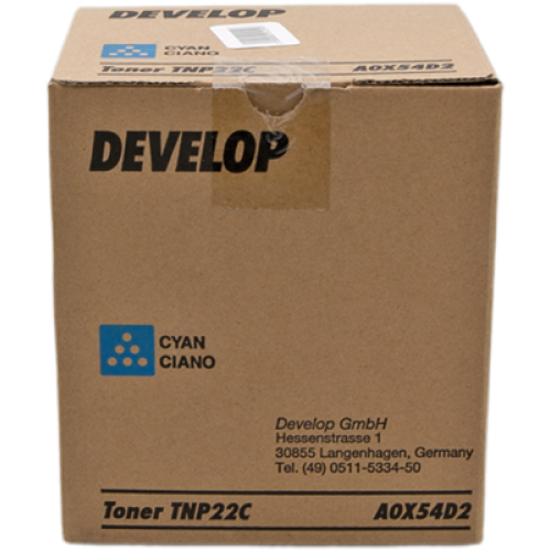 Toner Develop TNP-22 (A0X54D2) (plava), original