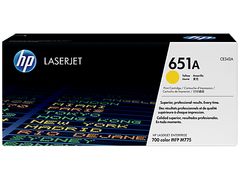 Toner HP CE342A / 651A (žuta), original