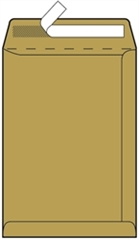 Kuverta vrećica B4, 250 x 353 mm, smeđa, 500 komada
