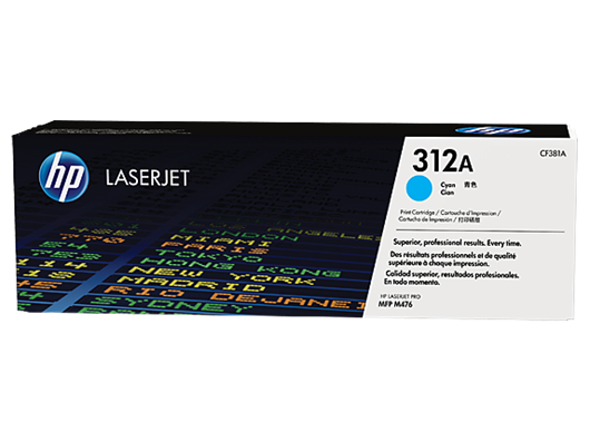 Toner HP CF381A 312A (plava), original