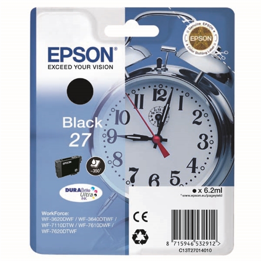 Tinta Epson 27 (C13T27014010) (crna), original