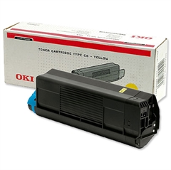 Toner OKI 42127405 (C5100) (žuta), original