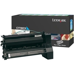 Toner Lexmark C7720CX (C772) (plava), original