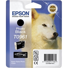 Tinta Epson T0961 (foto crna), original