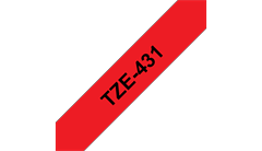 Traka Brother TZE-431 (crna/crvena), original