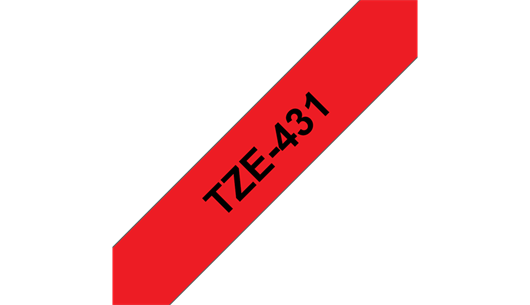 Traka Brother TZE-431 (crna/crvena), original