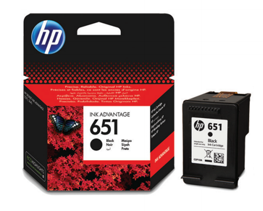 Tinta HP C2P10AE nr.651 (crna), original