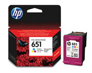 Tinta HP C2P11AE nr.651 (boja), original