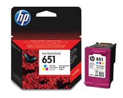 Tinta HP C2P11AE nr.651 (boja), original
