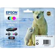 Komplet tinta Epson 26 XL (C13T26364010) (BK/C/M/Y), original