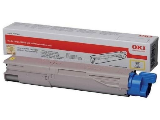 Toner OKI 45862814 (MC873) (žuta), original