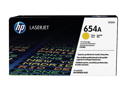 Toner HP CF332A 654A (žuta), original
