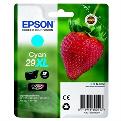 Tinta Epson 29 XL C (C13T29924010) (plava), original