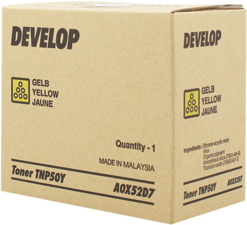 Toner Develop TNP-50 (A0X52D7) (žuta), original
