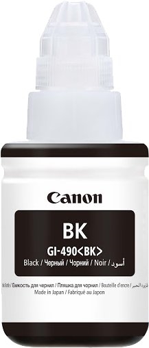 Tinta za Canon GI-490 (0663C001AA) (G1400/2400/3400) (crna), original