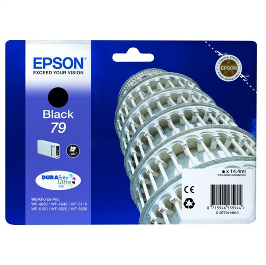 Tinta Epson 79 (T7911) (crna), original