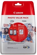 Komplet tinta Canon PG-545XL + CL-546XL, original + foto papir (8286B006AA)