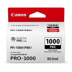 Tinta Canon PFI-1000 PBK (foto crna), original