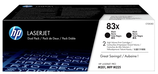 Toner HP CF283XD 83X (crna), dvostruko pakiranje, original
