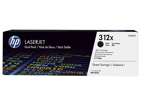 Toner HP CF380XD 312X (crna), dvostruko pakiranje, original