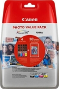 Komplet tinta Canon CLI-551 (BK/C/M/Y), original + papir (6508B005AA)