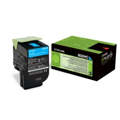 Toner Lexmark 80C2HCE (plava), original