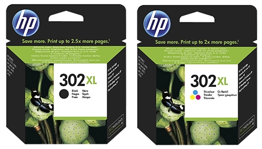 Komplet tinta HP nr.302XL (BK + CMY), original