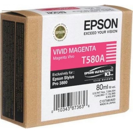 Tinta Epson T580A (vivid ljubičasta original