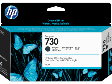 Tinta HP P2V65A nr.730 (mat crna), original
