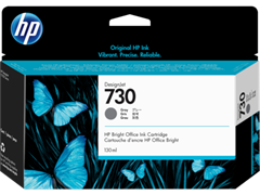 Tinta HP P2V66A nr.730 (siva), original