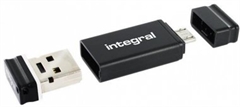 USB stick Integral Fusion, 16 GB OTG (On-The-Go) adapter