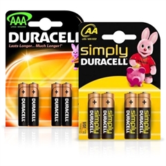 Komplet baterija Duracell AAA-LR03 + AA-LR6, 8 komada