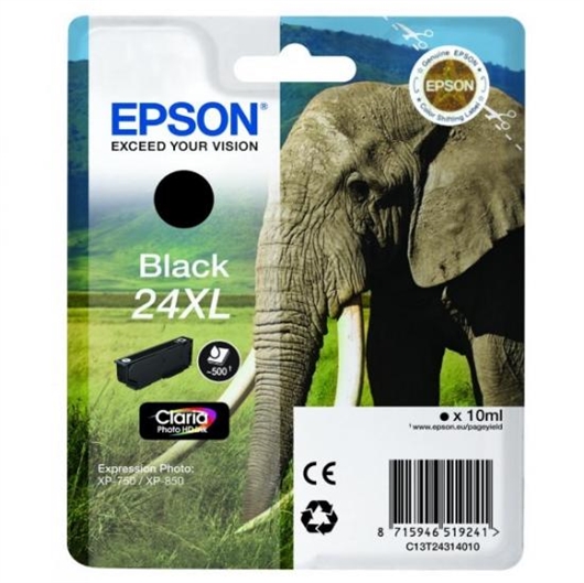 Tinta Epson 24XL (C13T24314012) (crna), original