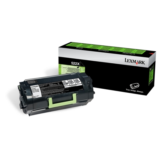 Toner Lexmark 52D2X0E 522X (crna), original